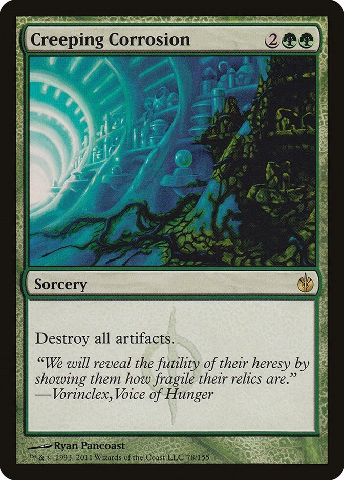 Image for Creeping Corrosion (78) (Mirrodin Besieged) - Magic: The Gathering