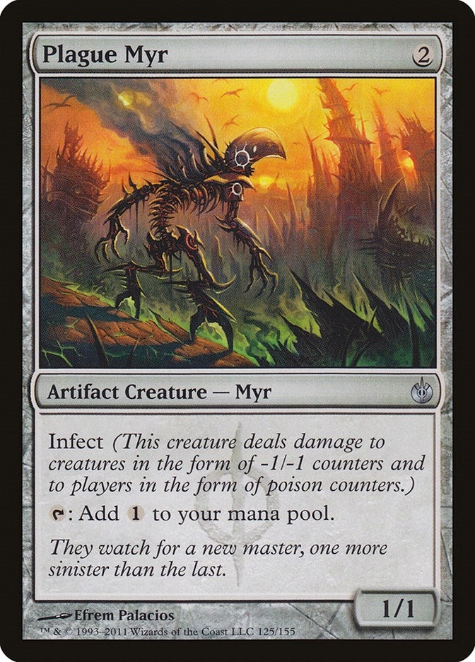Image for Plague Myr (125) (Mirrodin Besieged) - Magic: The Gathering
