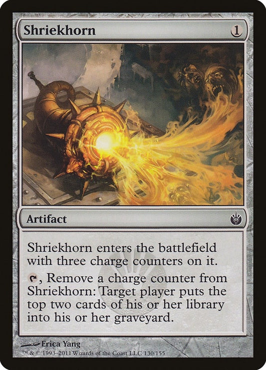 Image for Shriekhorn (130) (Mirrodin Besieged) - Magic: The Gathering