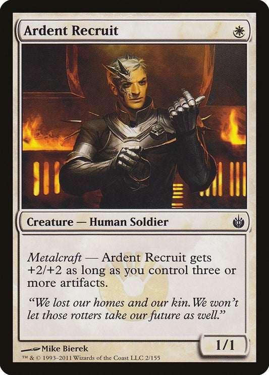 Image for Ardent Recruit (2) (Mirrodin Besieged) - Magic: The Gathering