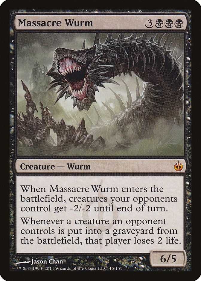 Image for Massacre Wurm (46) (Mirrodin Besieged) - Magic: The Gathering