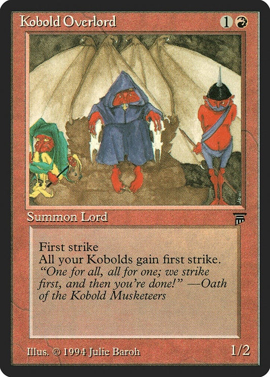 Image for Kobold Overlord (Legends) - Magic: The Gathering
