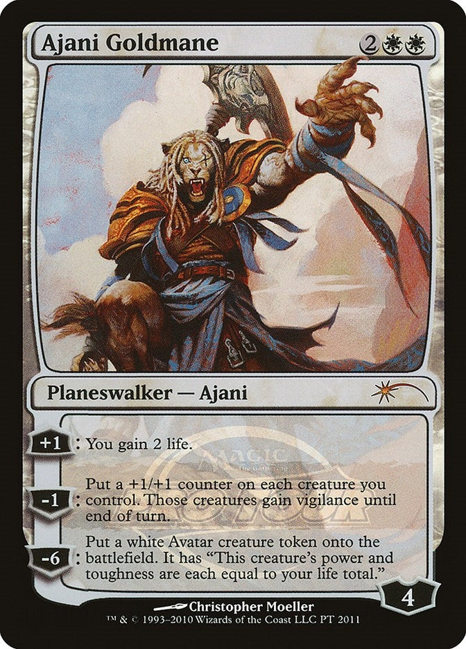 Image for Ajani Goldmane (2011 Pro Tour) (PT 2011) (Pro Tour Promos) - Magic: The Gathering