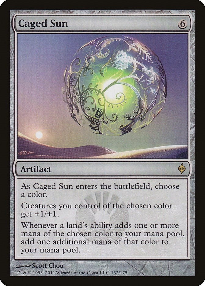 Image for Caged Sun (132) (New Phyrexia) - Magic: The Gathering
