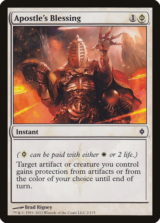 Image for Apostle's Blessing (2) (New Phyrexia) - Magic: The Gathering