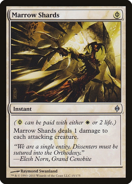 Image for Marrow Shards (15) (New Phyrexia) - Magic: The Gathering