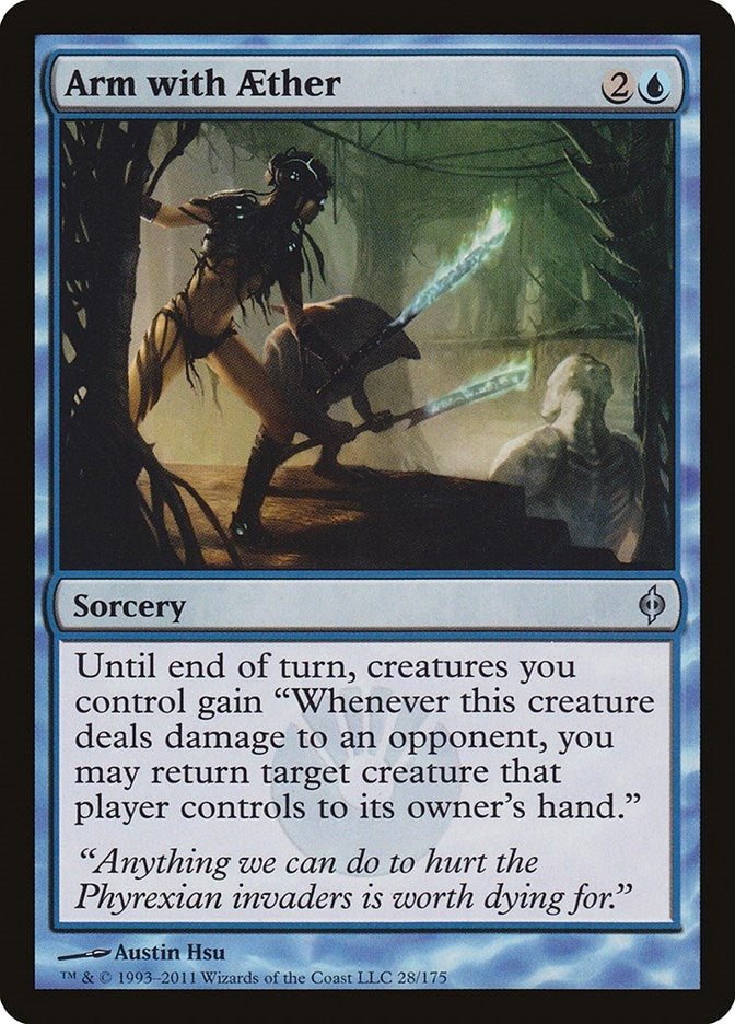 Image for Arm with Aether (28) (New Phyrexia) - Magic: The Gathering