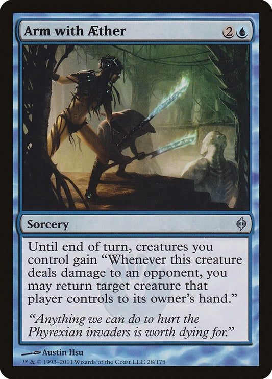 Image for Arm with Aether (28) (New Phyrexia) - Magic: The Gathering