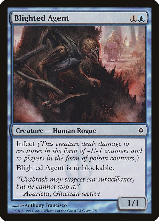 Image for Blighted Agent (29) (New Phyrexia) - Magic: The Gathering
