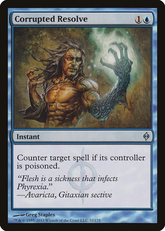 Image for Corrupted Resolve (32) (New Phyrexia) - Magic: The Gathering