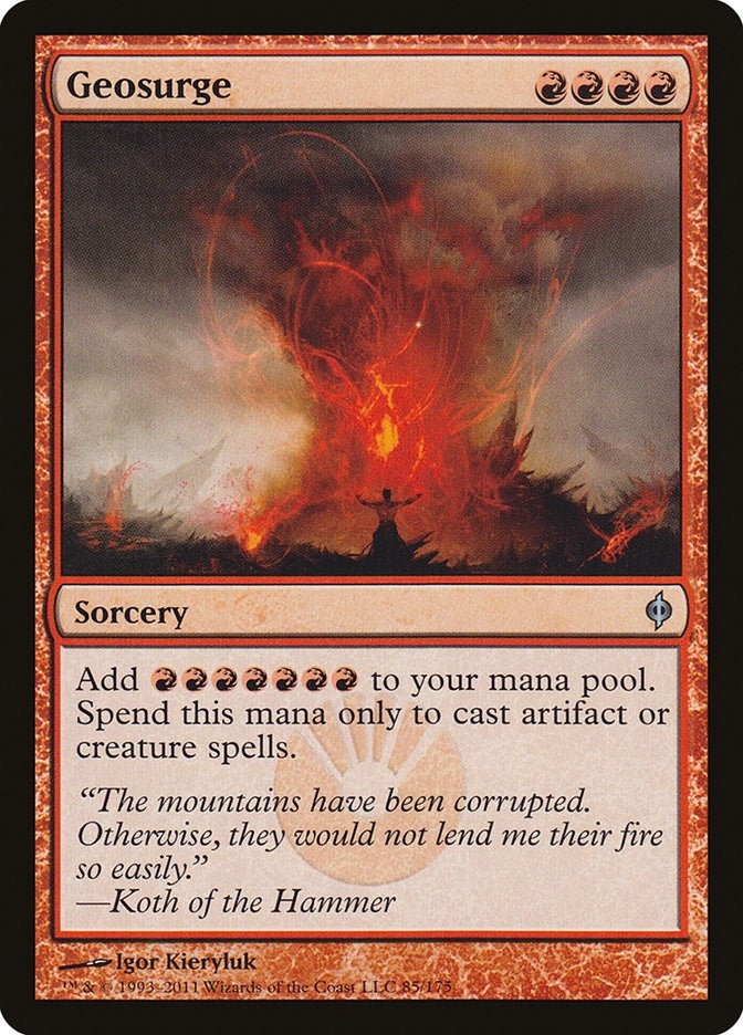 Image for Geosurge (85) (New Phyrexia) - Magic: The Gathering