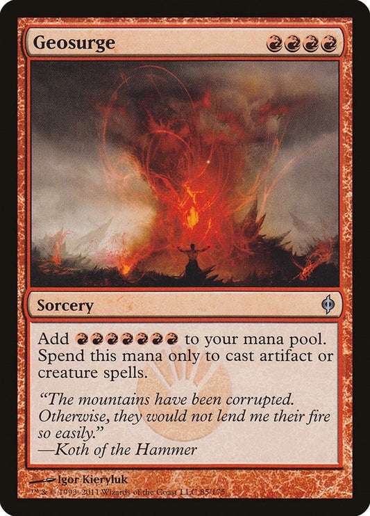 Image for Geosurge (85) (New Phyrexia) - Magic: The Gathering