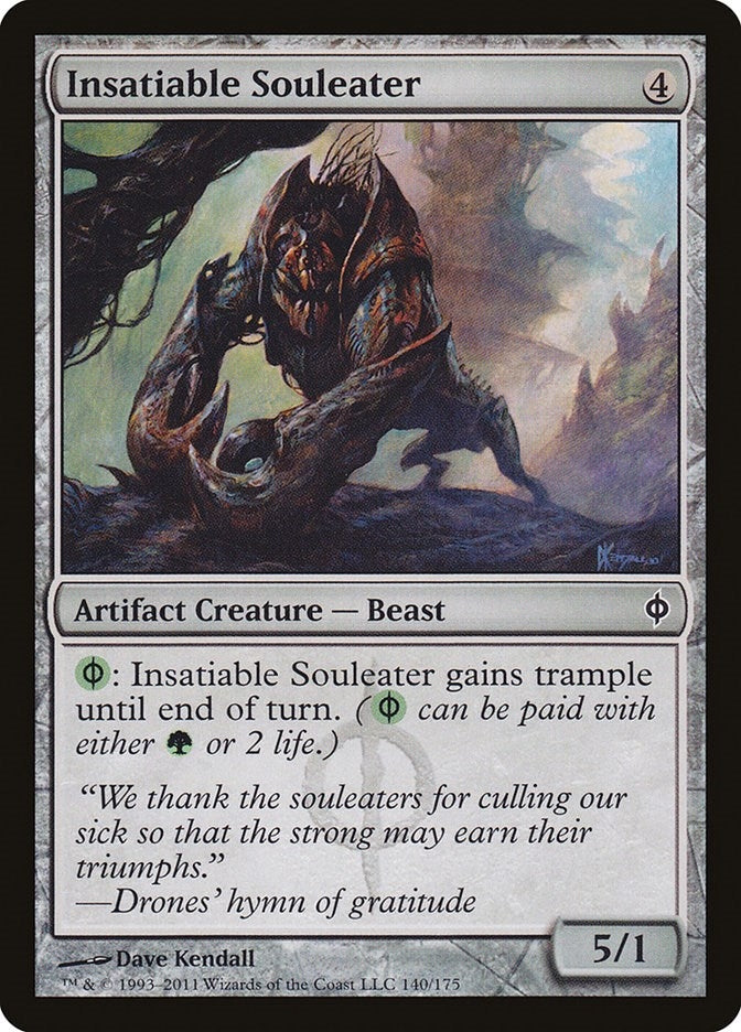 Image for Insatiable Souleater (140) (New Phyrexia) - Magic: The Gathering
