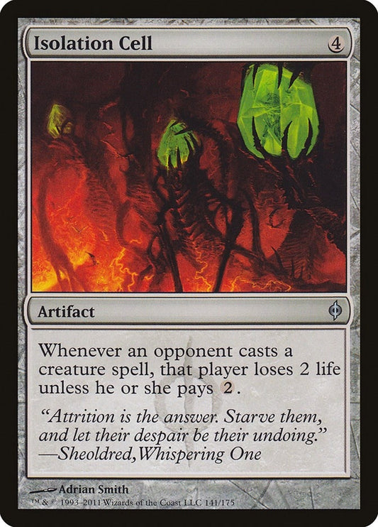 Image for Isolation Cell (141) (New Phyrexia) - Magic: The Gathering
