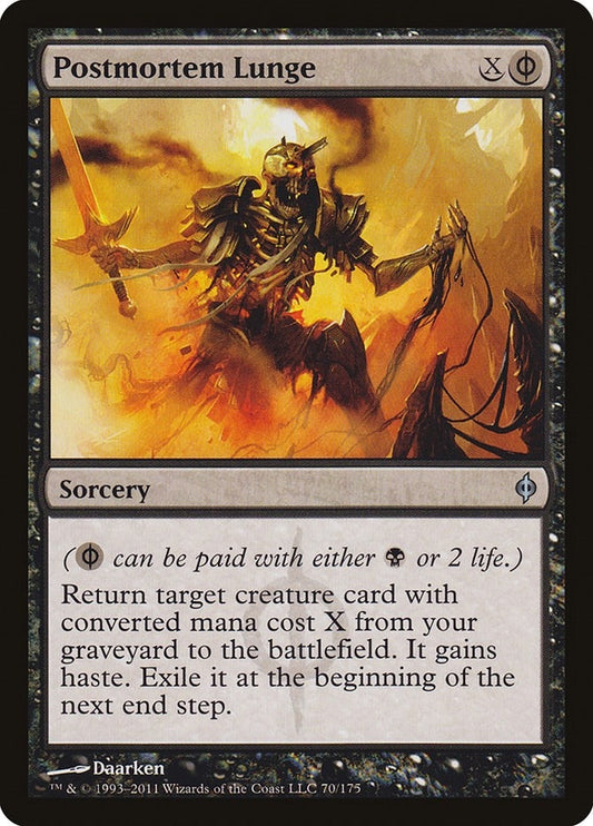 Image for Postmortem Lunge (70) (New Phyrexia) - Magic: The Gathering