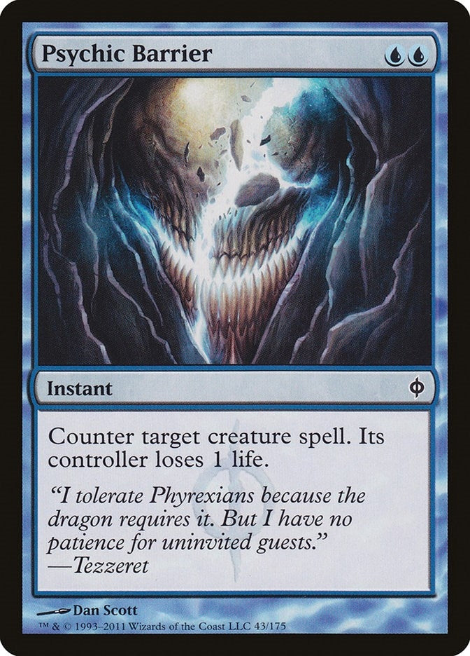 Image for Psychic Barrier (43) (New Phyrexia) - Magic: The Gathering
