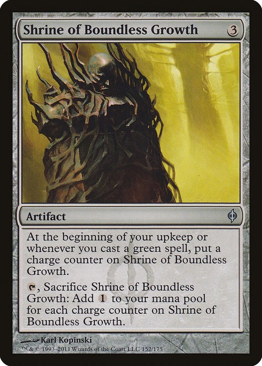 Image for Shrine of Boundless Growth (152) (New Phyrexia) - Magic: The Gathering