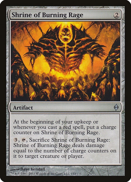 Image for Shrine of Burning Rage (153) (New Phyrexia) - Magic: The Gathering