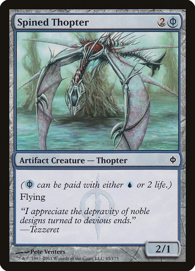 Image for Spined Thopter (45) (New Phyrexia) - Magic: The Gathering