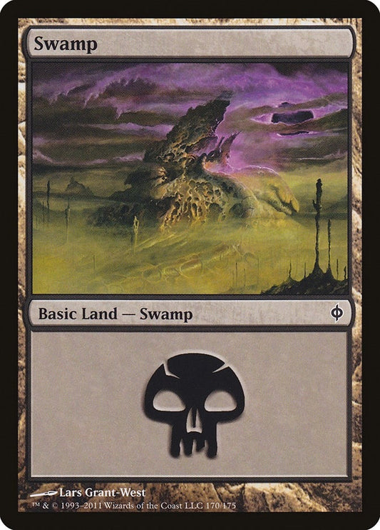 Image for Swamp (170) (170) (New Phyrexia) - Magic: The Gathering