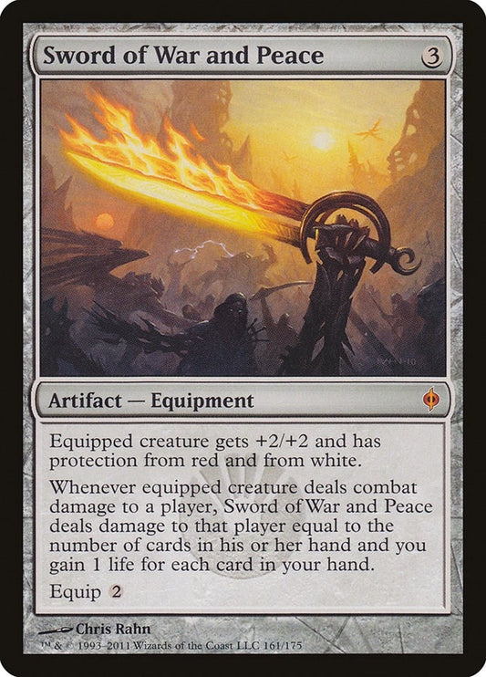 Image for Sword of War and Peace (161) (New Phyrexia) - Magic: The Gathering