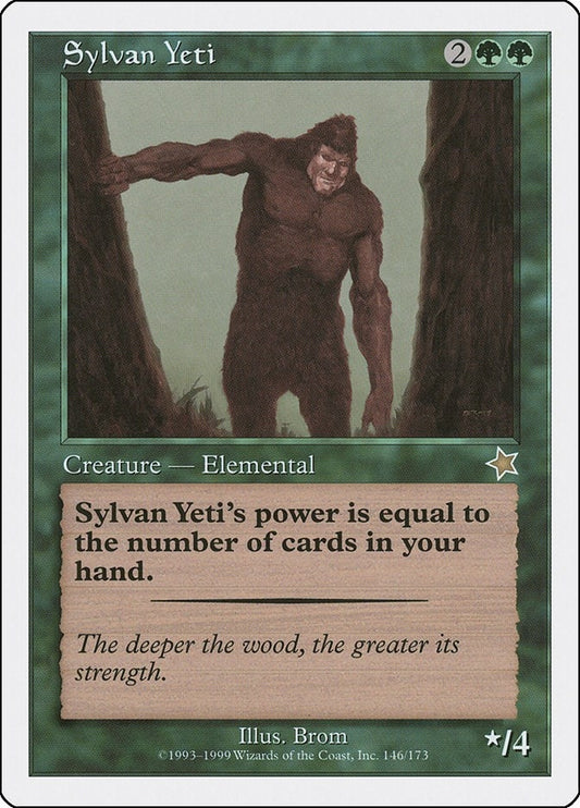 Image for Sylvan Yeti (146) (Starter 1999) - Magic: The Gathering