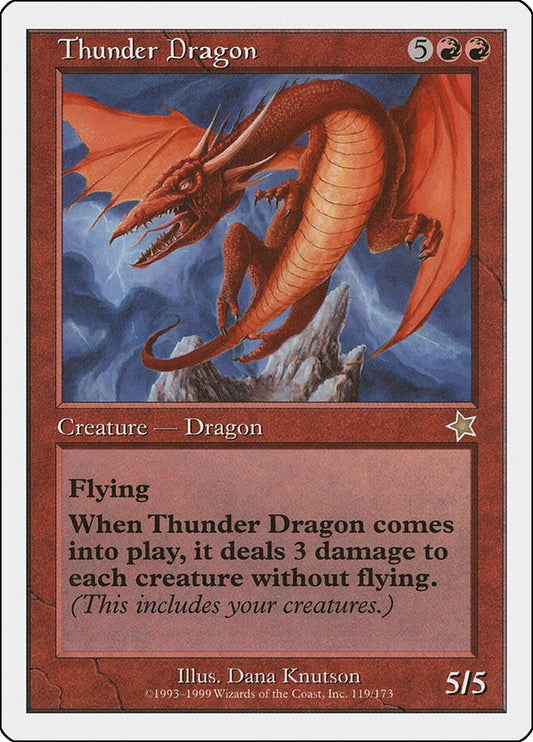 Image for Thunder Dragon (119) (Starter 1999) - Magic: The Gathering