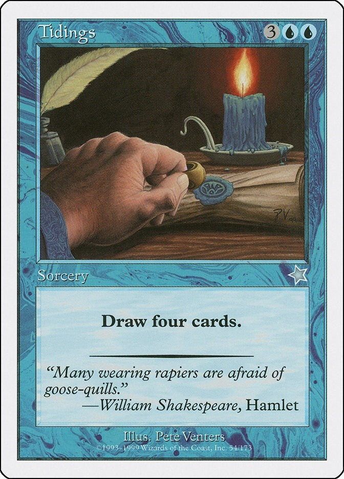 Image for Tidings (54) (Starter 1999) - Magic: The Gathering