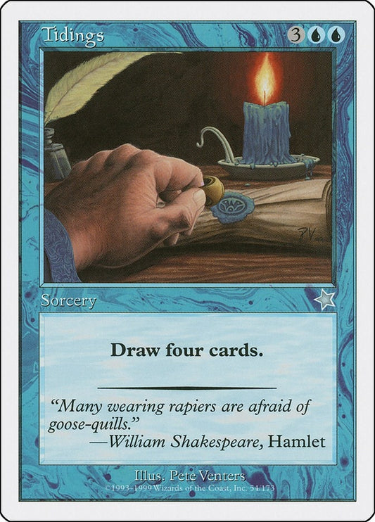 Image for Tidings (54) (Starter 1999) - Magic: The Gathering