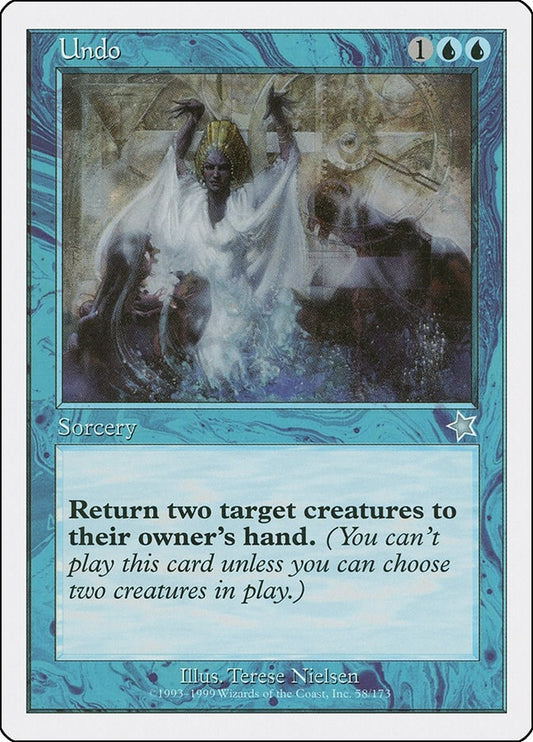 Image for Undo (58) (Starter 1999) - Magic: The Gathering