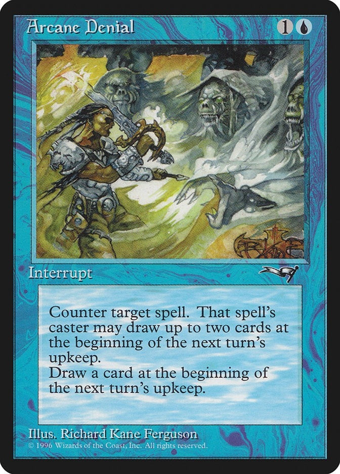 Image for Arcane Denial (Sword) (33) (Alliances) - Magic: The Gathering