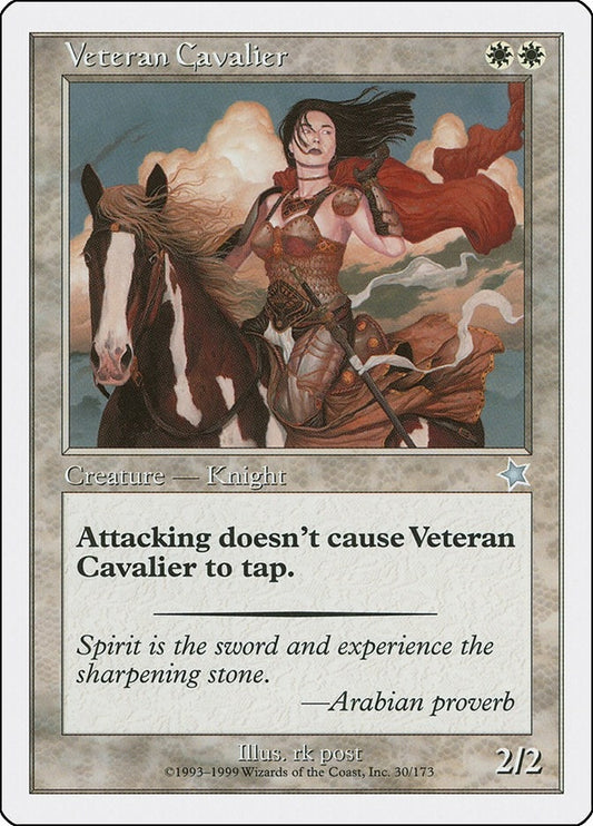 Image for Veteran Cavalier (30) (Starter 1999) - Magic: The Gathering