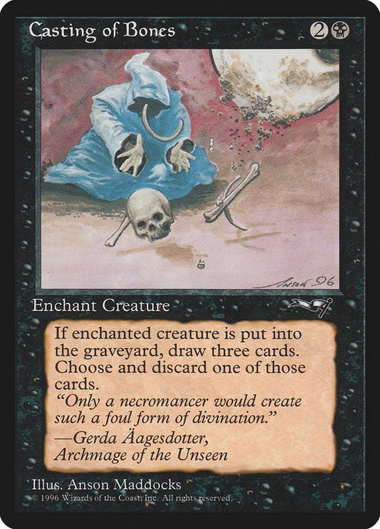 Image for Casting of Bones (Hooded Figure) (3) (Alliances) - Magic: The Gathering