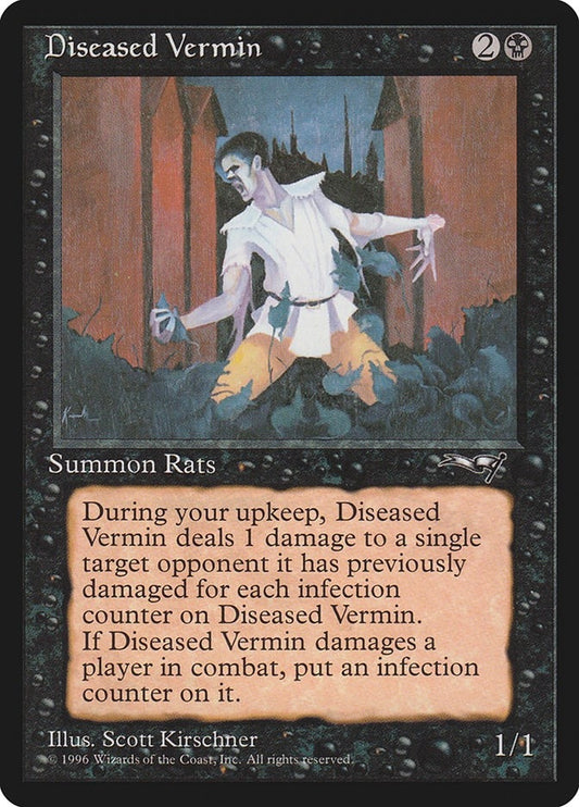 Image for Diseased Vermin (Alliances) - Magic: The Gathering