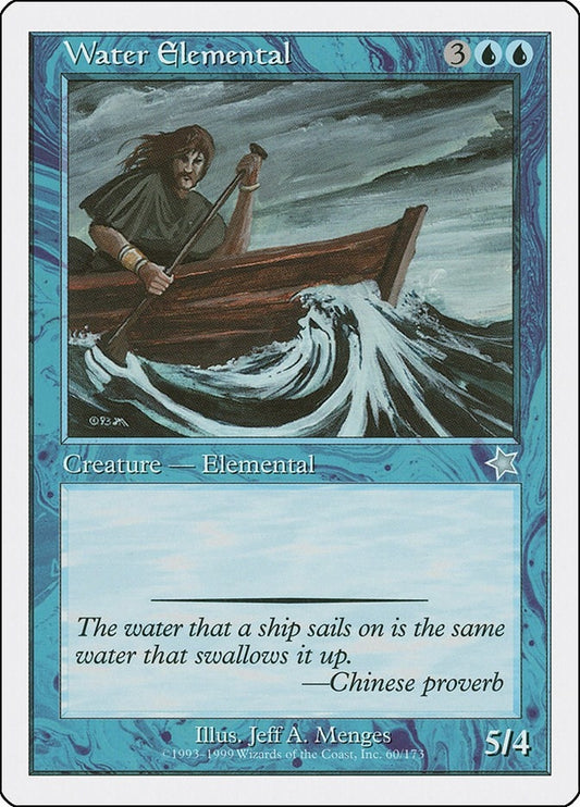 Image for Water Elemental (60) (Starter 1999) - Magic: The Gathering