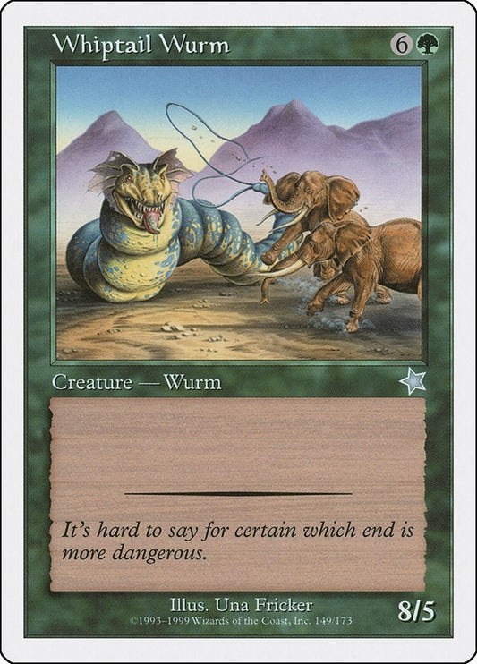 Image for Whiptail Wurm (149) (Starter 1999) - Magic: The Gathering