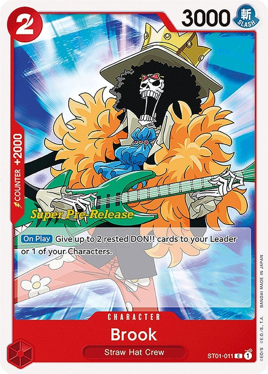 Image for Brook (ST01-011) (Super Pre-Release Starter Deck 1: Straw Hat Crew) - One Piece Card Game