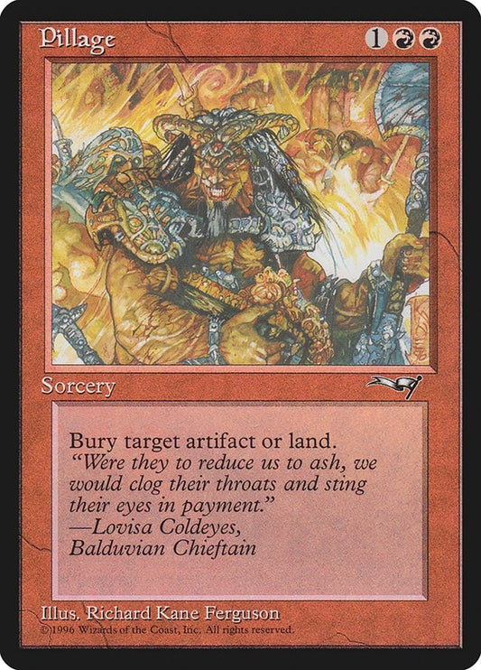 Image for Pillage (113) (Alliances) - Magic: The Gathering