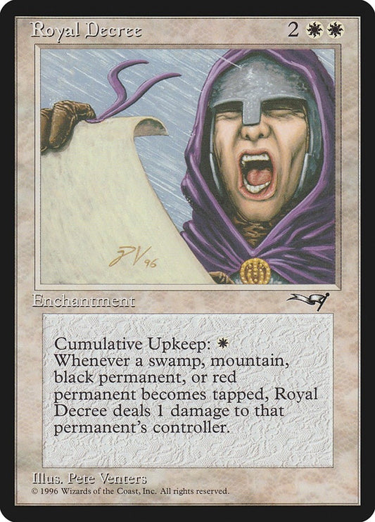Image for Royal Decree (Alliances) - Magic: The Gathering