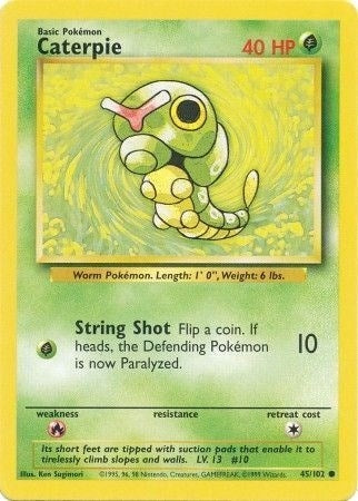 Image for Caterpie (045/102) (Base Set) - Pokemon