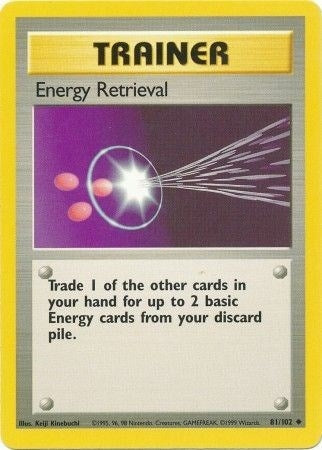 Image for Energy Retrieval (081/102) (Base Set) - Pokemon