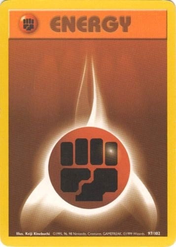 Image for Fighting Energy (097/102) (Base Set) - Pokemon