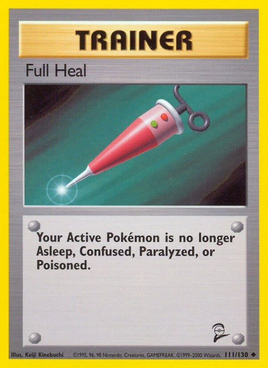 Image for Full Heal (111/130) (Base Set 2) - Pokemon