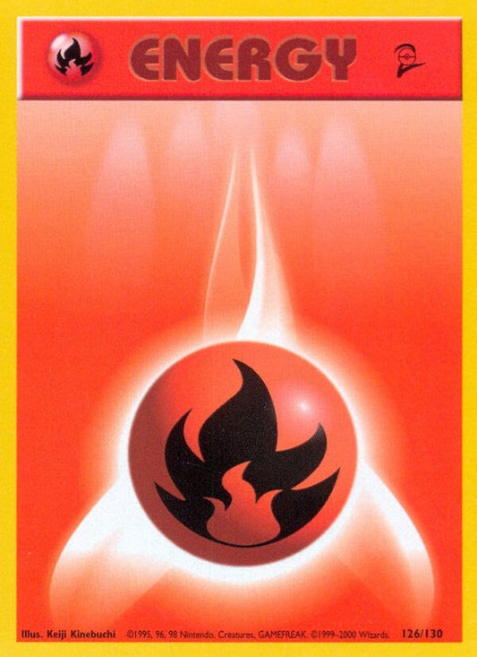 Image for Fire Energy (126/130) (Base Set 2) - Pokemon