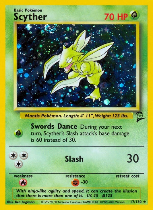 Image for Scyther (017/130) (Base Set 2) - Pokemon