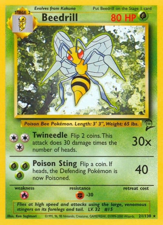 Image for Beedrill (021/130) (Base Set 2) - Pokemon