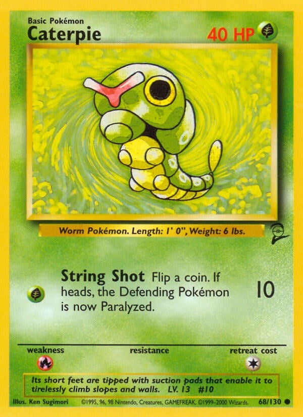 Image for Caterpie (068/130) (Base Set 2) - Pokemon
