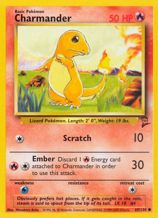 Image for Charmander (069/130) (Base Set 2) - Pokemon
