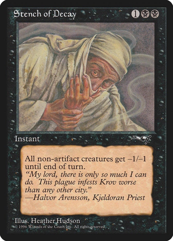 Image for Stench of Decay (28) (Alliances) - Magic: The Gathering