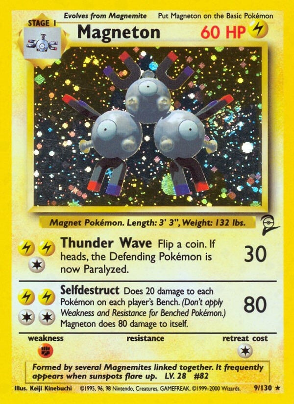 Image for Magneton (009/130) (Base Set 2) - Pokemon
